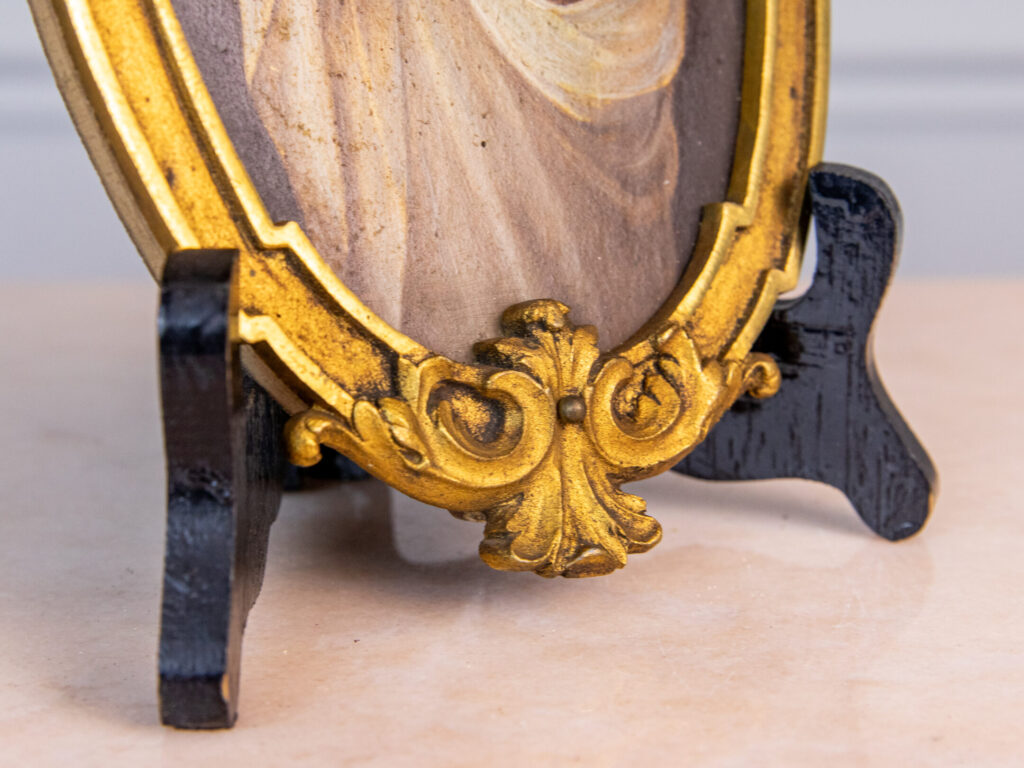 BN4A1863 Антикварна мініатюра «Святе Серце Ісуса Христа»