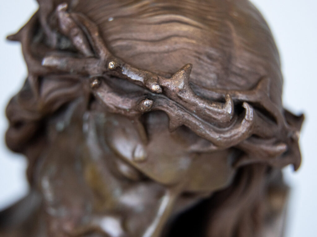 BN4A2084 Бронзовий бюст Ісуса Христа, Ferdinand Barbedienne