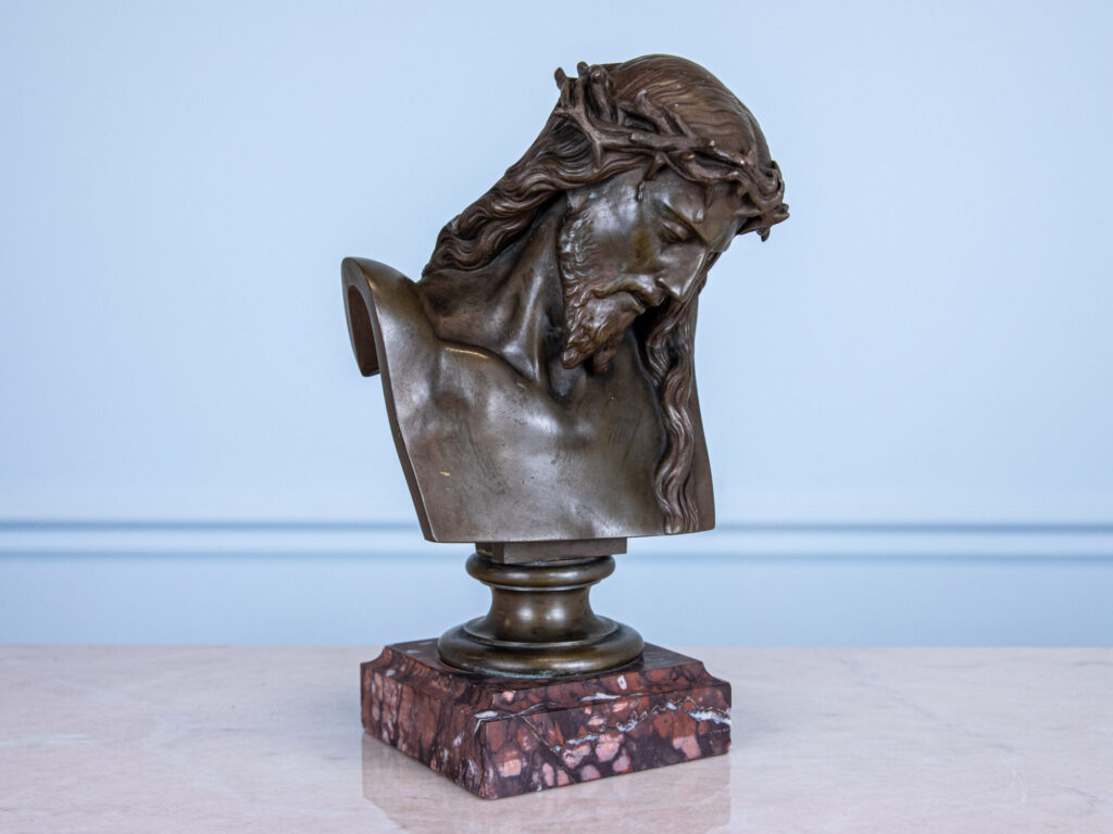 BN4A2092 Бронзовий бюст Ісуса Христа, Ferdinand Barbedienne