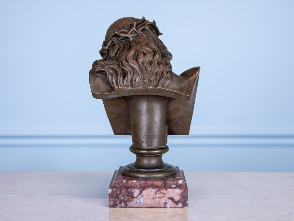 BN4A2097 Бронзовий бюст Ісуса Христа, Ferdinand Barbedienne