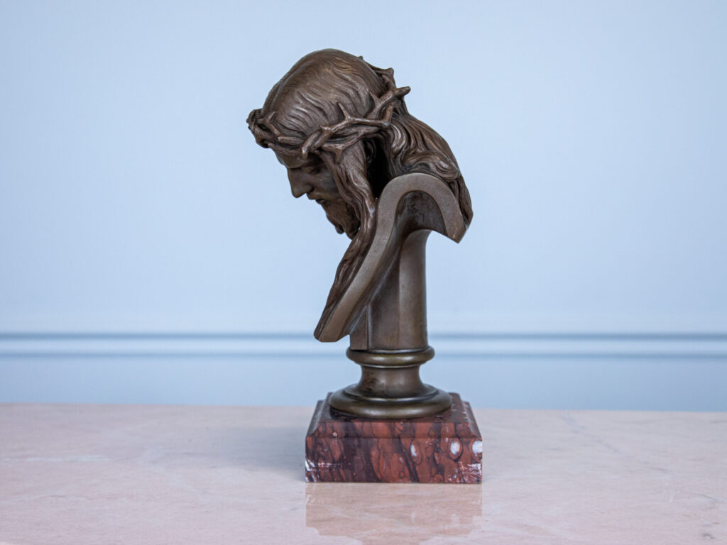 BN4A2102 Бронзовий бюст Ісуса Христа, Ferdinand Barbedienne