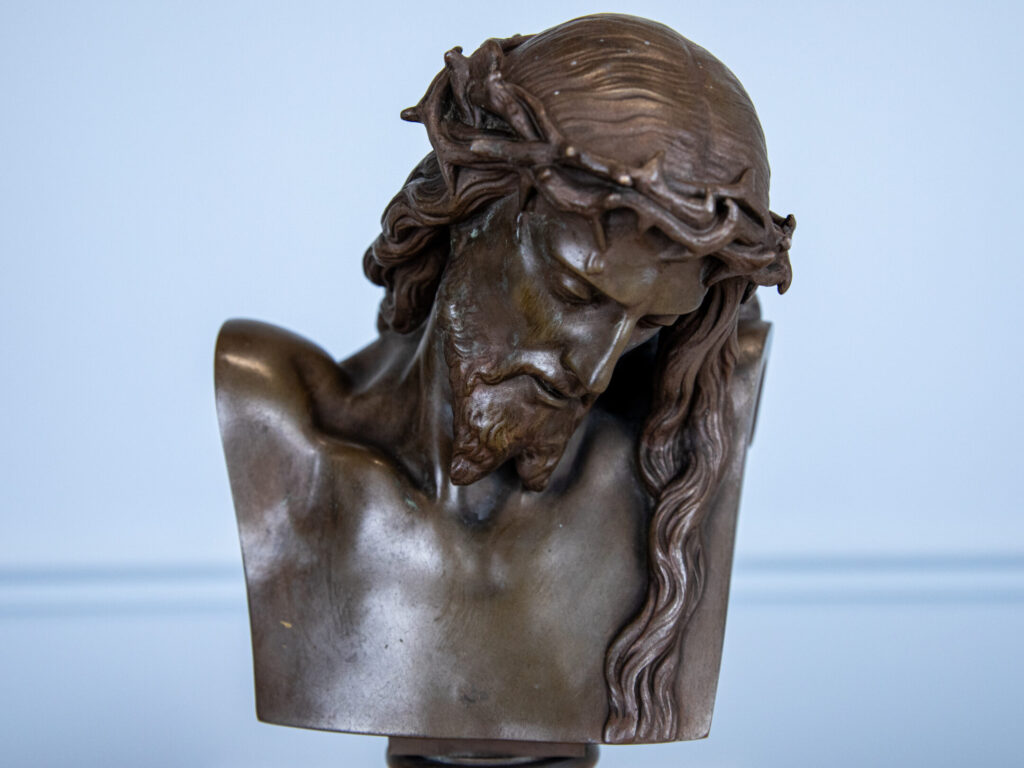 BN4A2106 Бронзовий бюст Ісуса Христа, Ferdinand Barbedienne