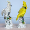 Вінтажні порцелянові папуги