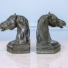 Антикварні обмежувачі для книг (букенди) з головами коней