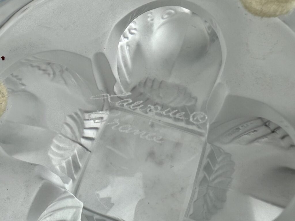 Вінтажна кришталева чаша Lalique