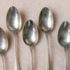 BN4A2323 Антикварний набір срібних ложок