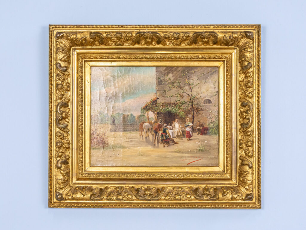 Пара антикварних картин