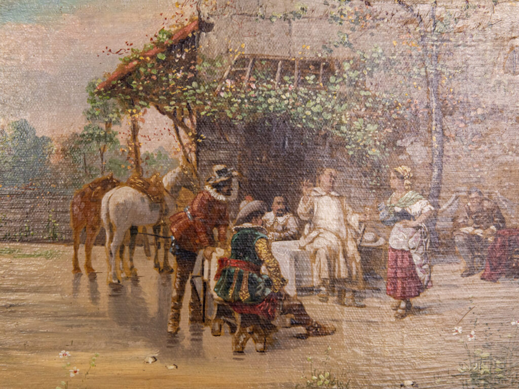 Пара антикварних картин