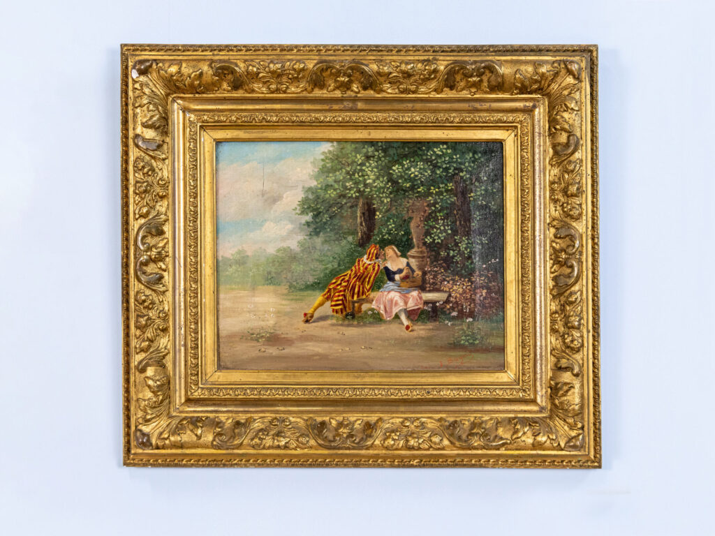 Пара антикварних картин