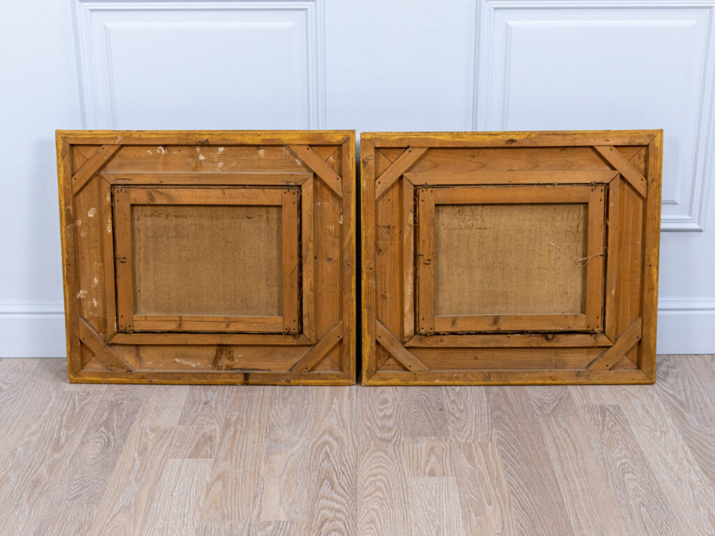 BN4A2727 Пара антикварных картин