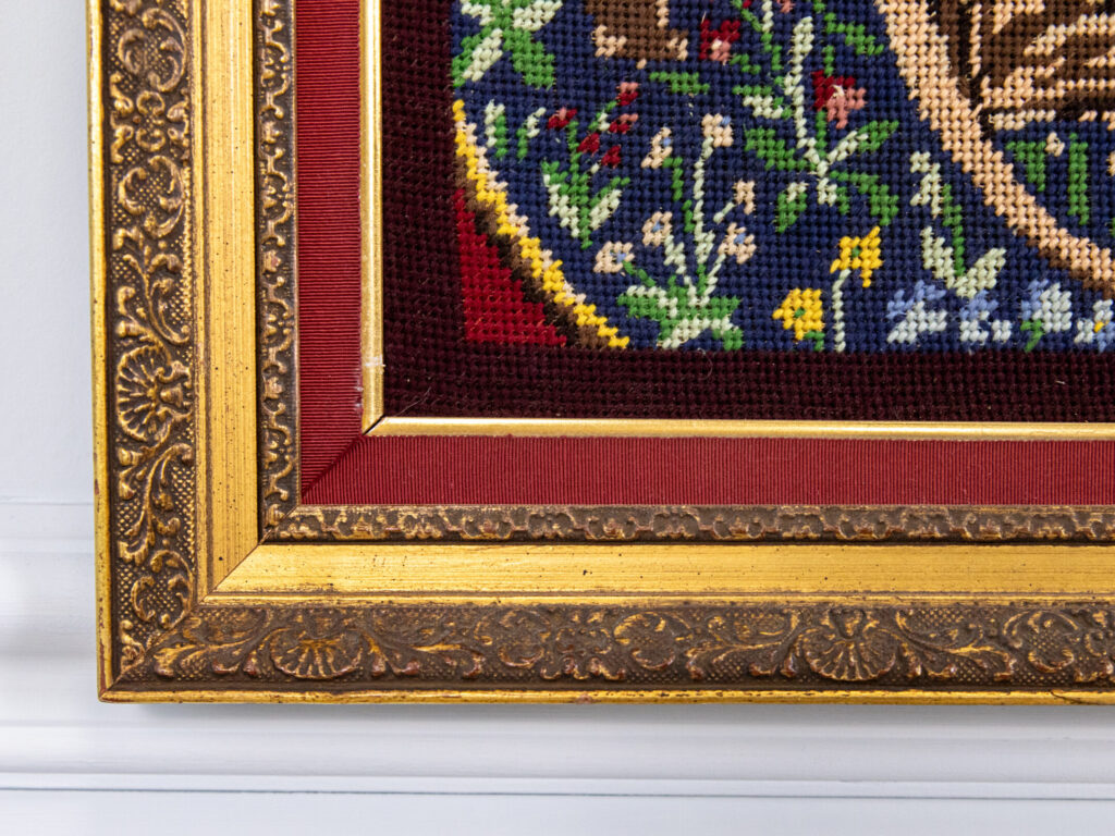 Вінтажний гобелен «Дама з єдинорогом»