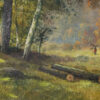 Антикварний живопис «Лісовий пейзаж», Ф. Чипріані (F.Cypriany)
