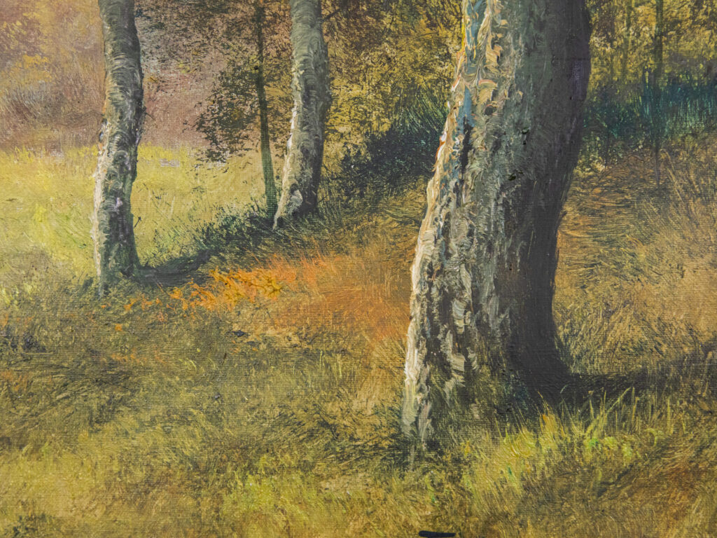 Антикварний живопис «Лісовий пейзаж», Ф. Чипріані (F.Cypriany)