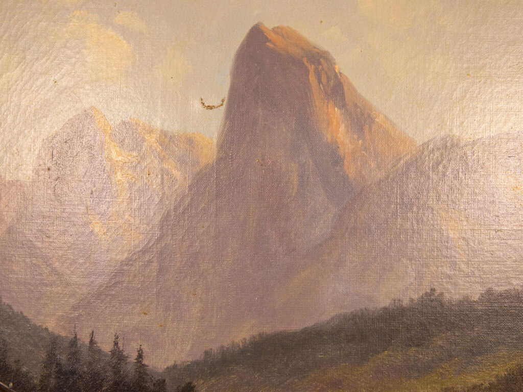 BN4A2818 Антикварний живопис «Гірський пейзаж», Ф. Чипріані (F. Cypriany)