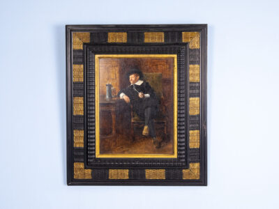 Антикварний живопис «Портрет чоловіка», E. Gide
