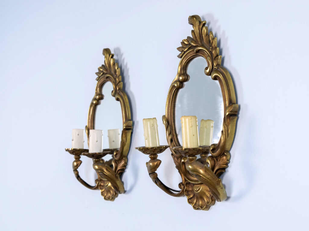 Антикварні бра з дзеркалами