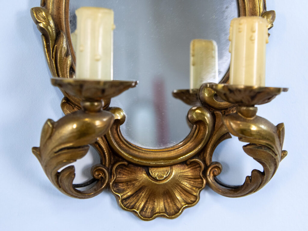 Антикварні бра з дзеркалами