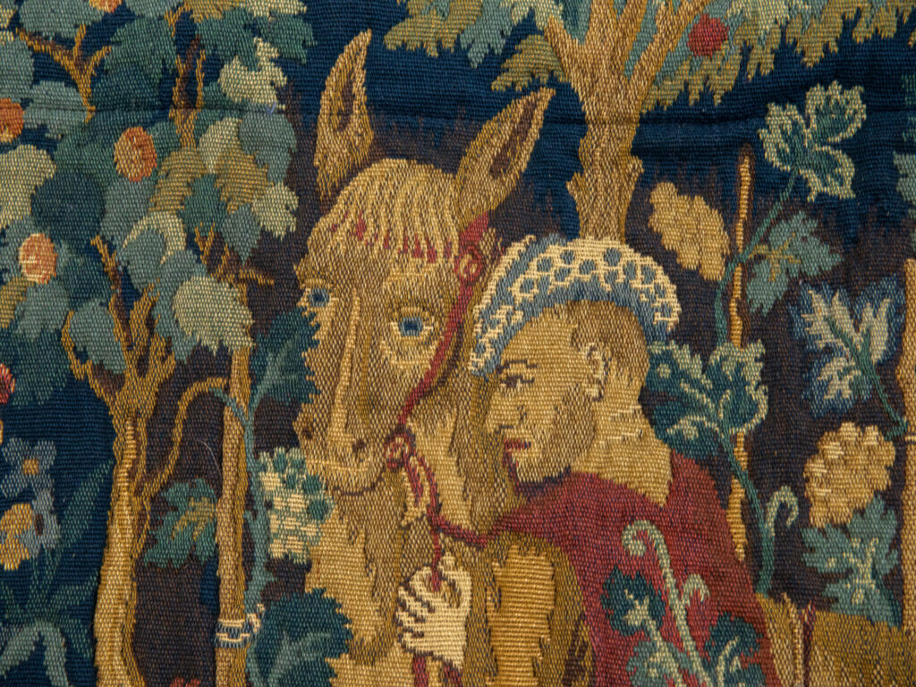 Вінтажний гобелен «Збір винограду»