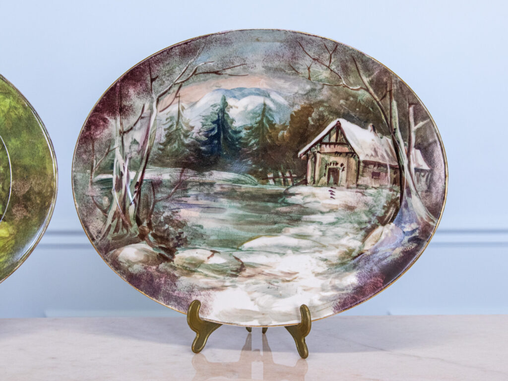 Антикварні декоративні тарілки JPL (Jean Pouyat Limoges)