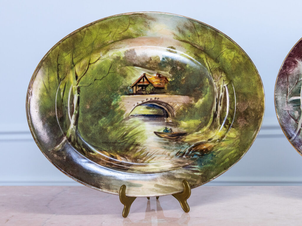Антикварні декоративні тарілки JPL (Jean Pouyat Limoges)