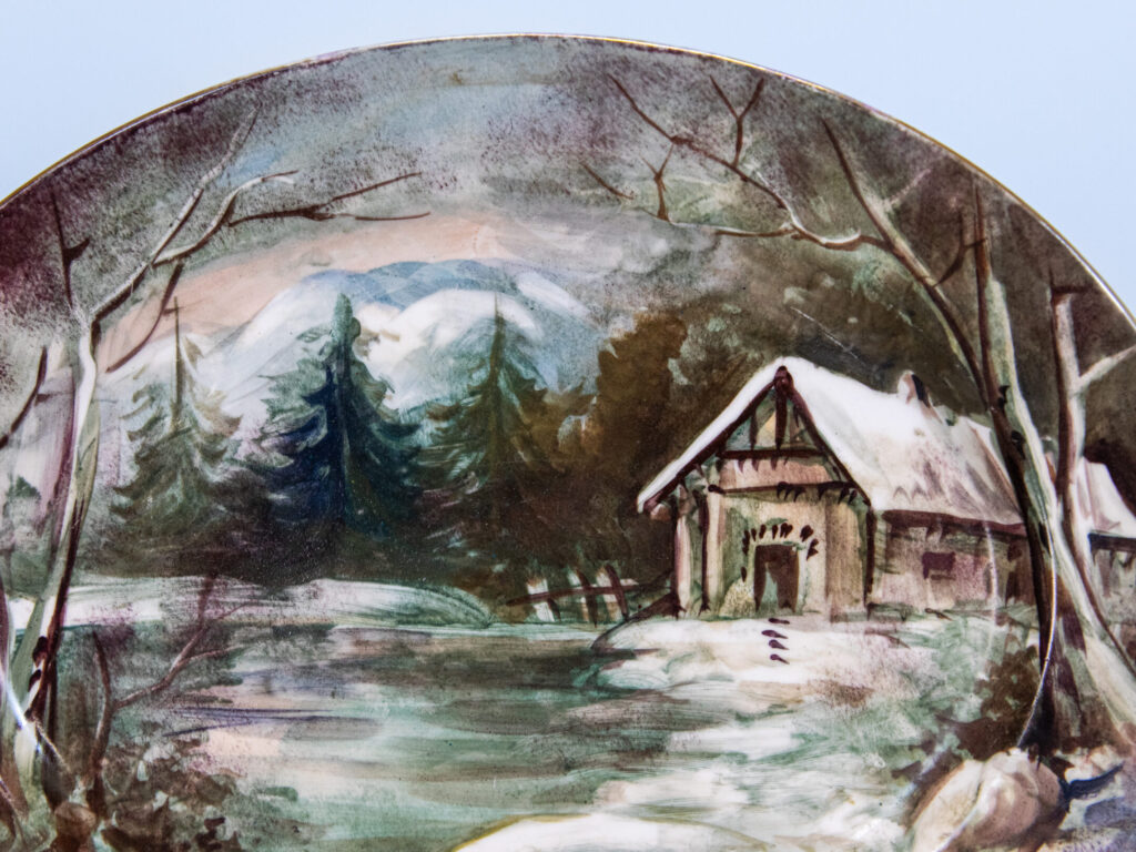 Антикварні декоративні тарілки JPL (Jean Pouyat Limoges)