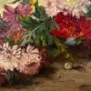 Антикварний живопис «Натюрморт з квітами»
