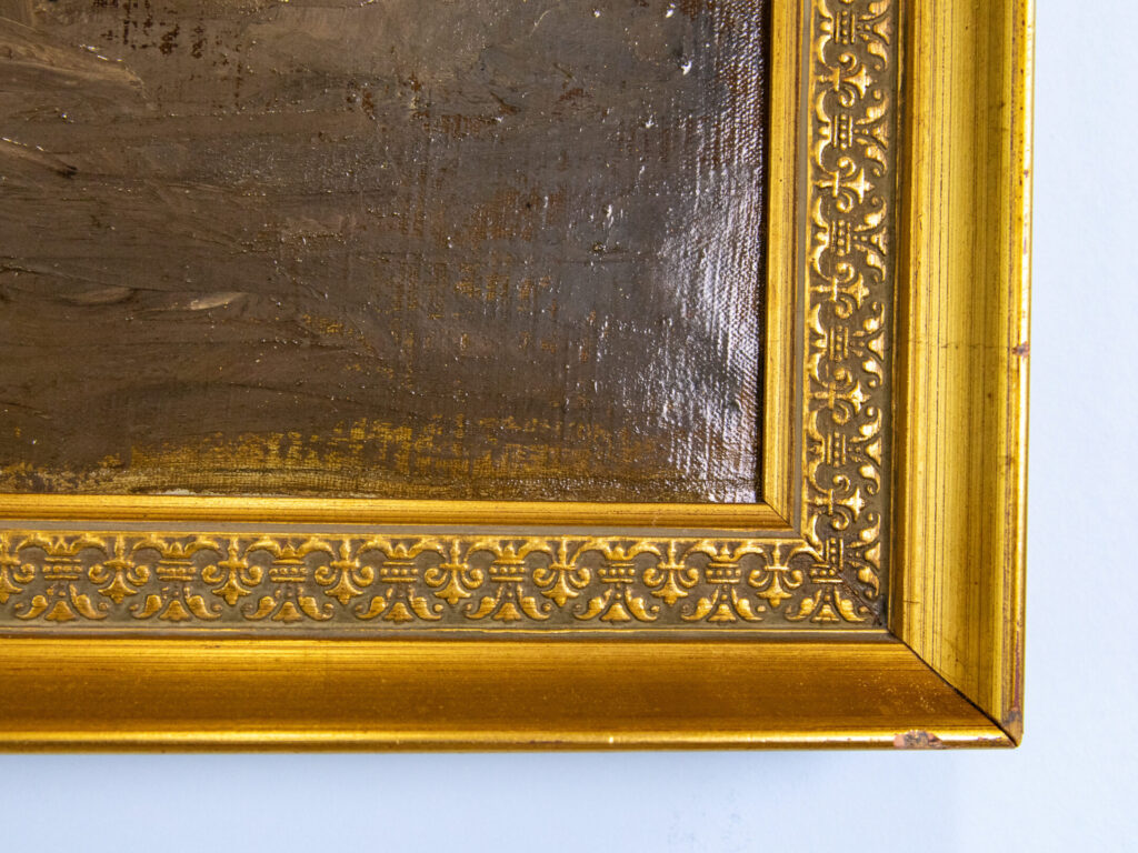 Антикварний живопис «Натюрморт з квітами»