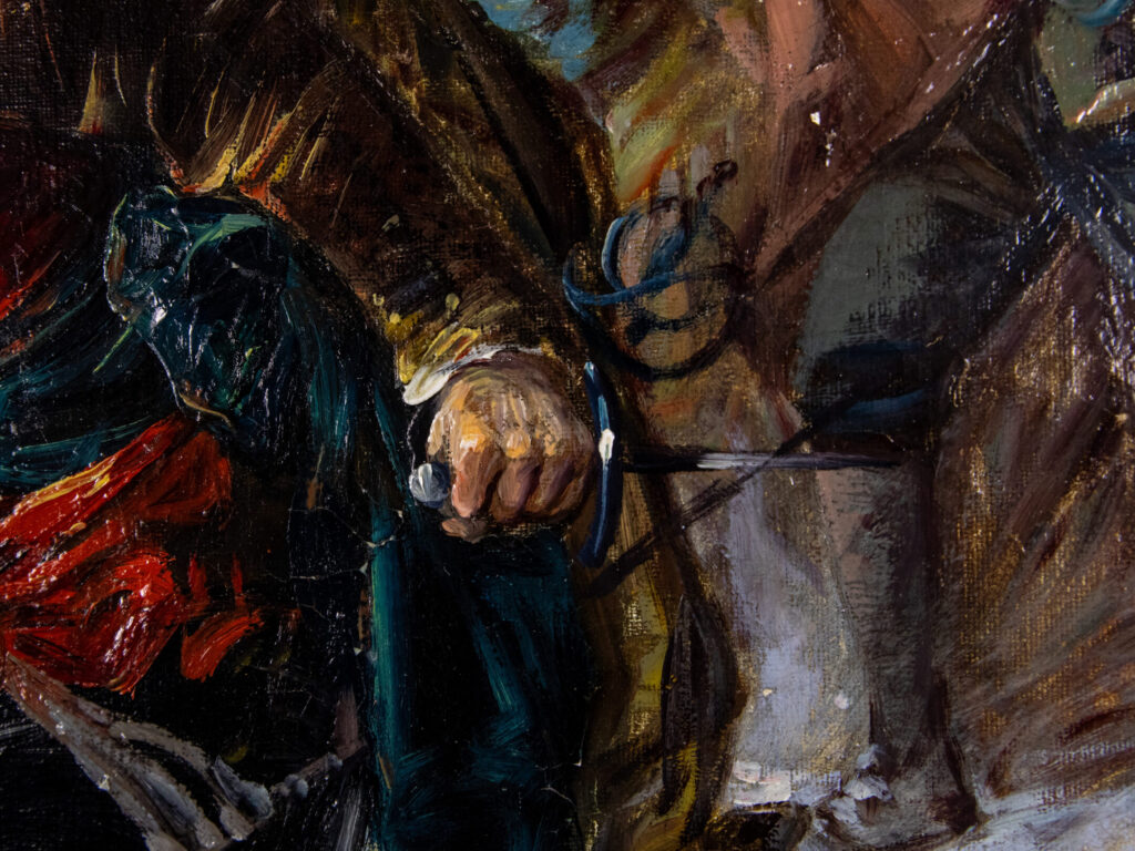 Антикварний живопис «Мушкетери», Л.Г. Бальдеро (Luigi Giorgio Baldero)