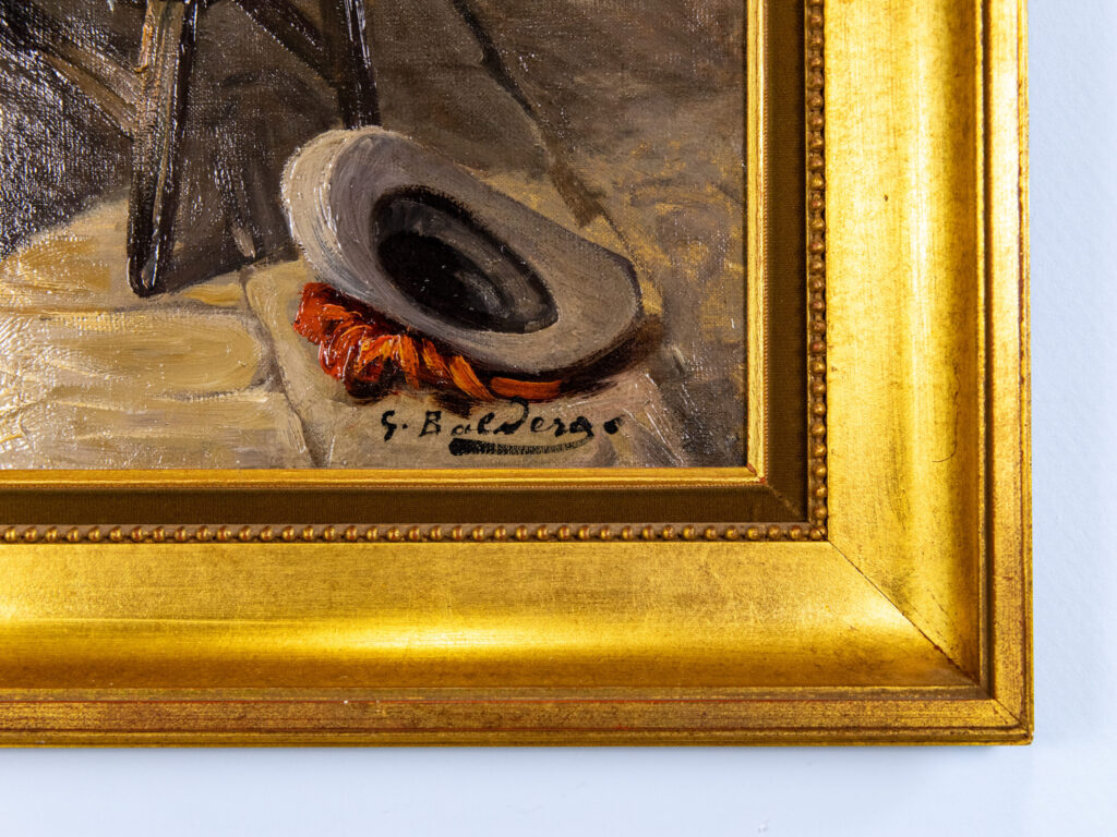 Антикварний живопис «Мушкетери за грою», Л. Г. Бальдеро (Luigi Giorgio Baldero)