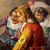 Антикварний живопис «Мушкетери за грою», Л. Г. Бальдеро (Luigi Giorgio Baldero)