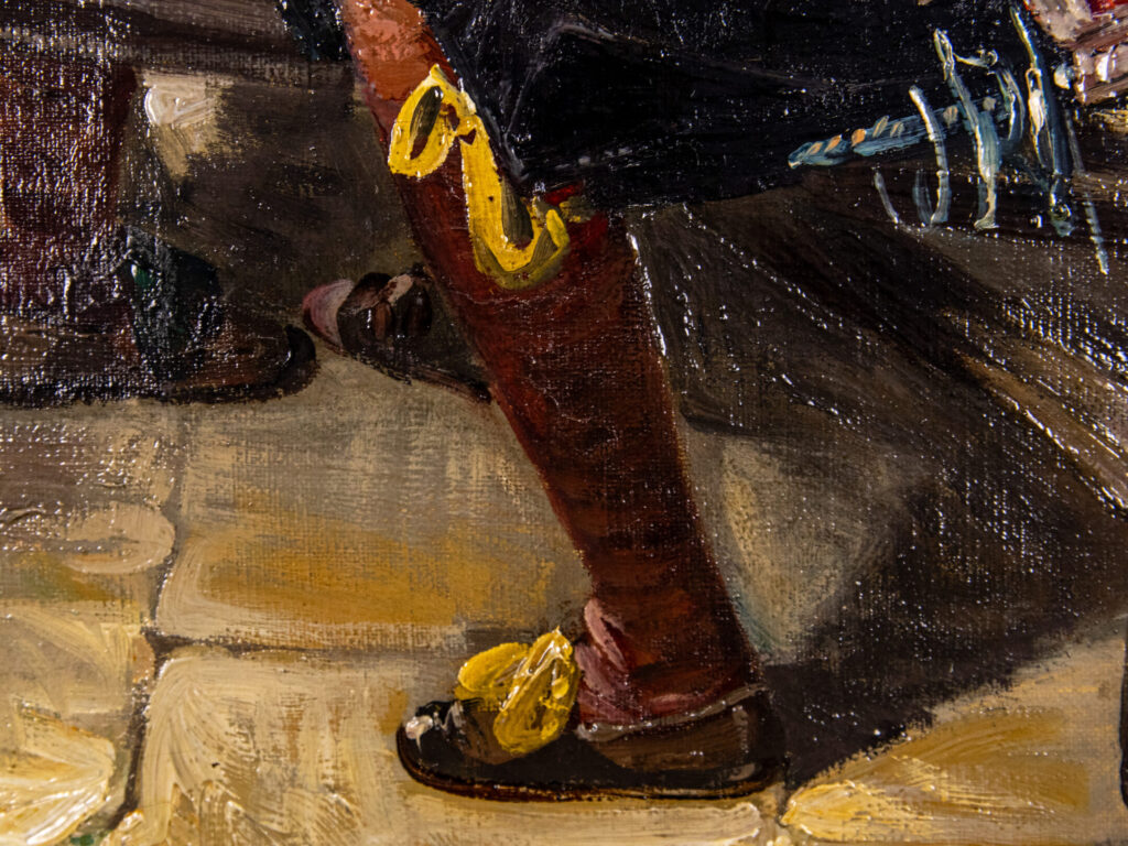 Антикварний живопис «Мушкетери за грою», Л. Г. Бальдеро (Luigi Giorgio Baldero)