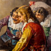 Антикварний живопис «Мушкетери за грою», Л. Г. Бальдеро (Luigi Giorgio Baldero)