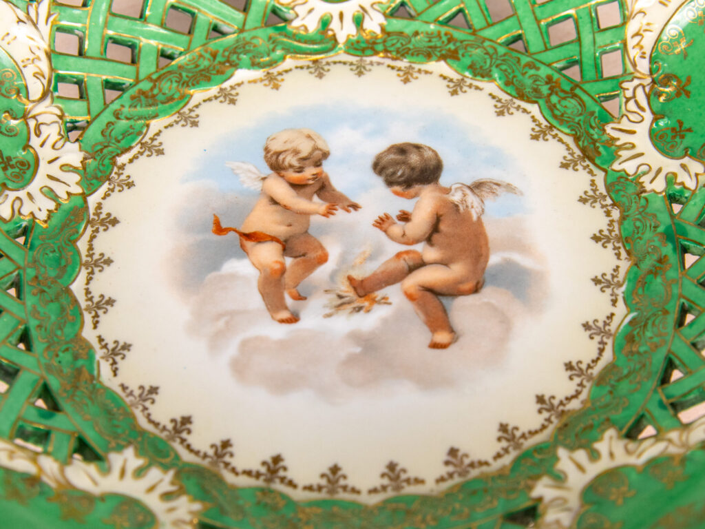 BN4A3918 Антикварна порцелянова чаша/блюдо