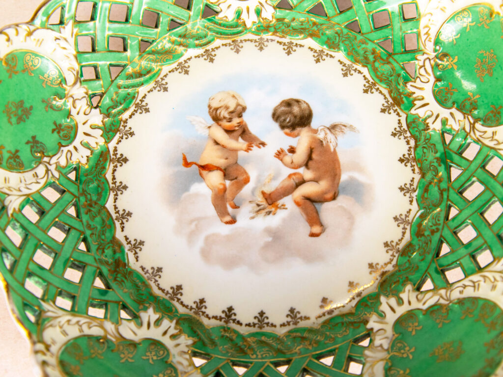 BN4A3920 Антикварна порцелянова чаша/блюдо