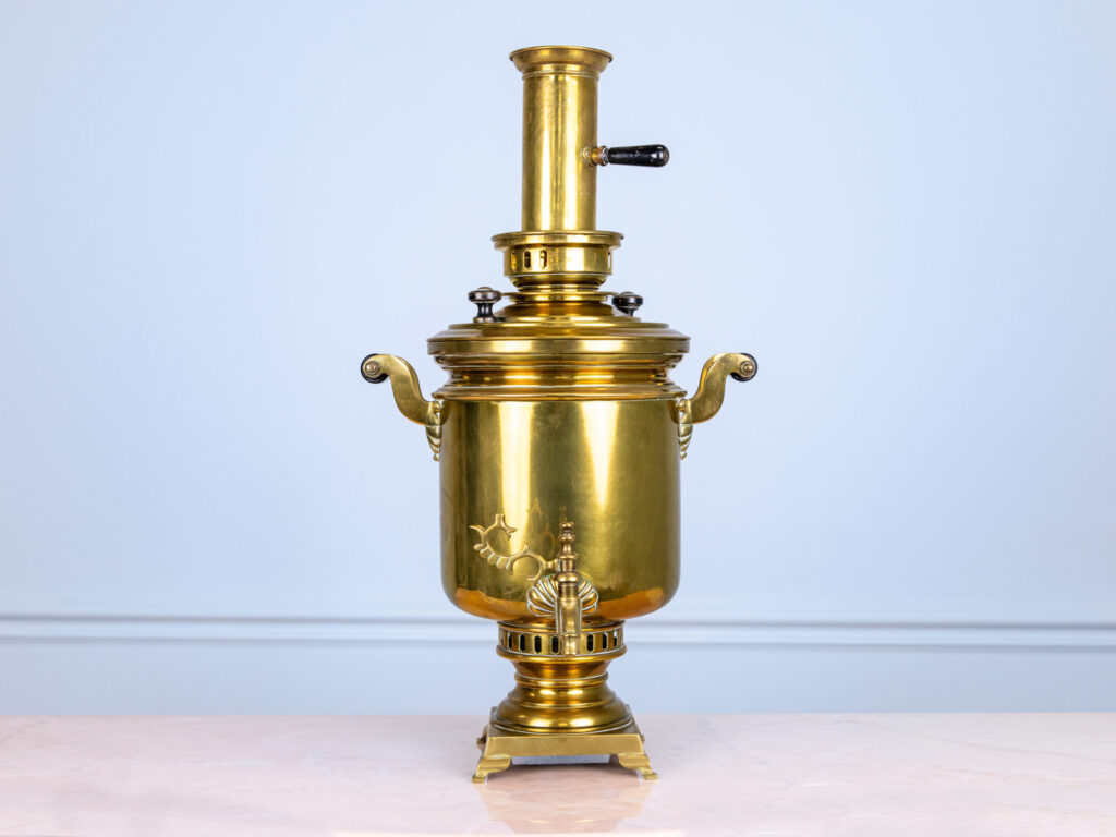 Антикварний вугільний самовар, модель А. Морозова