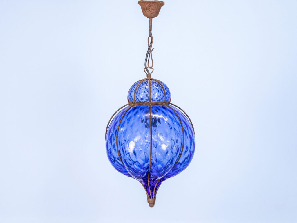 Антикварний світильник зі скла Мурано