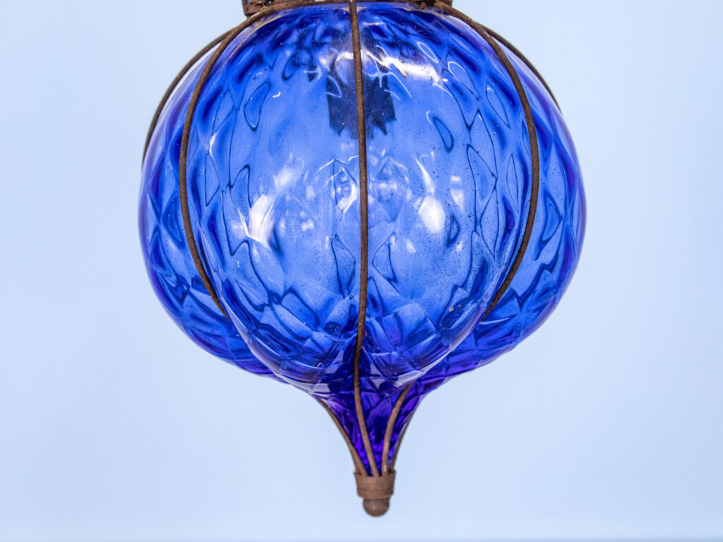 Антикварний світильник зі скла Мурано