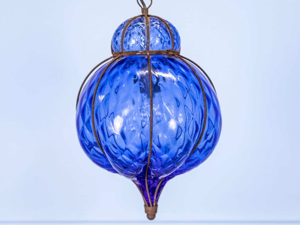 Антикварний світильник зі скла Мурано