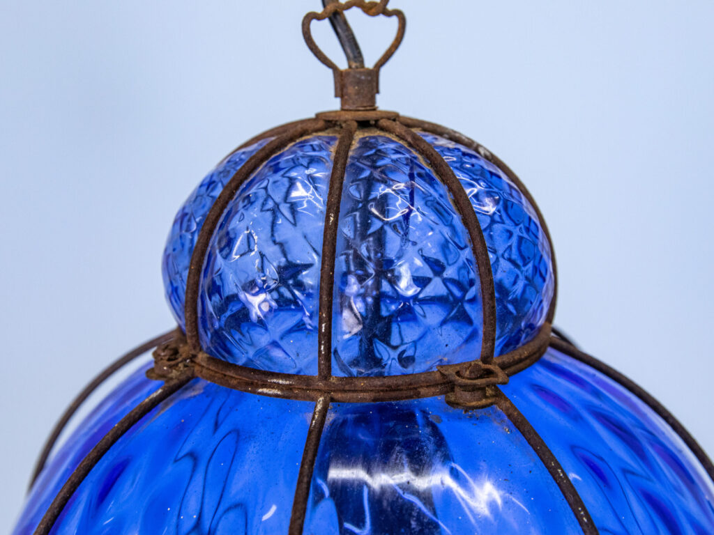 Антикварний світильник зі скла Мурано