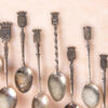 Антикварні срібні ложки з гербами міст Франції