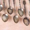 Антикварні срібні ложки з гербами міст Франції