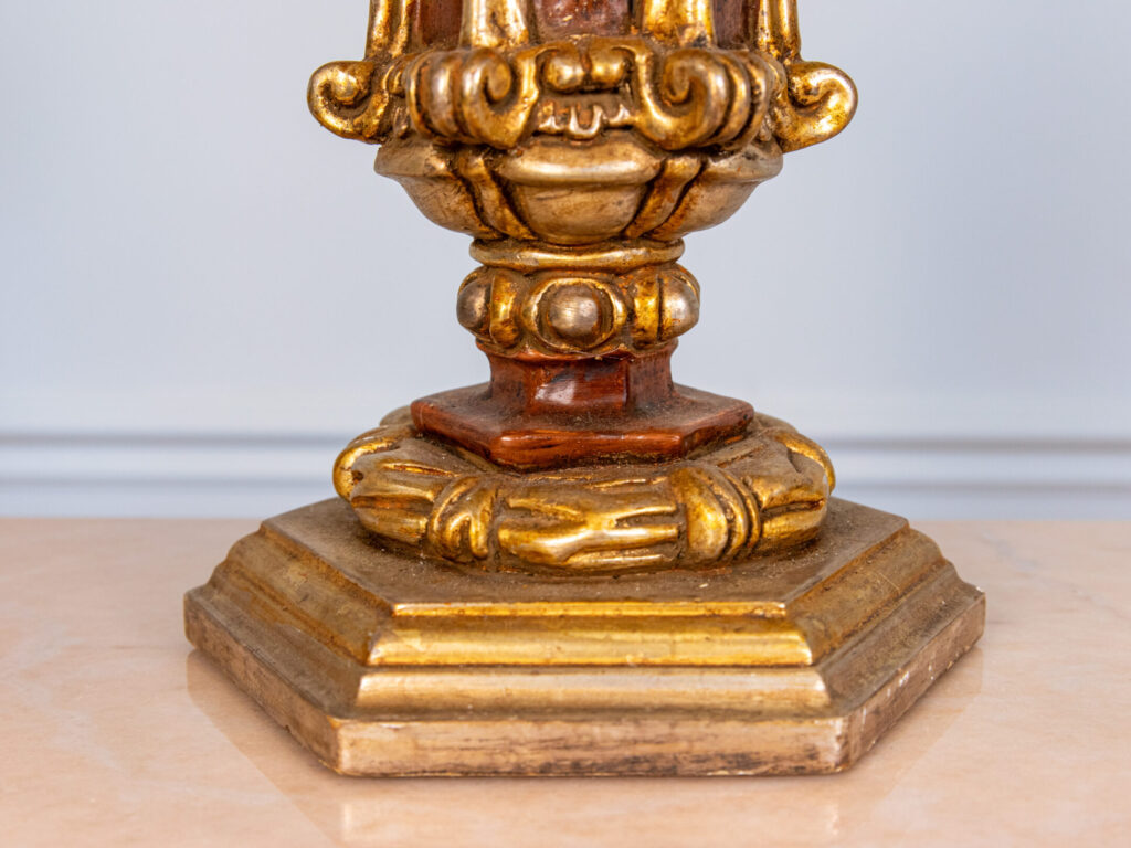 BN4A4387 Антикварна настільна лампа в стилі Бароко
