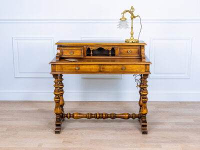 BN4A4530 Антикварний стіл-секретер у стилі Неоренесансу