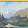 Антикварний живопис «Альпійський пейзаж»