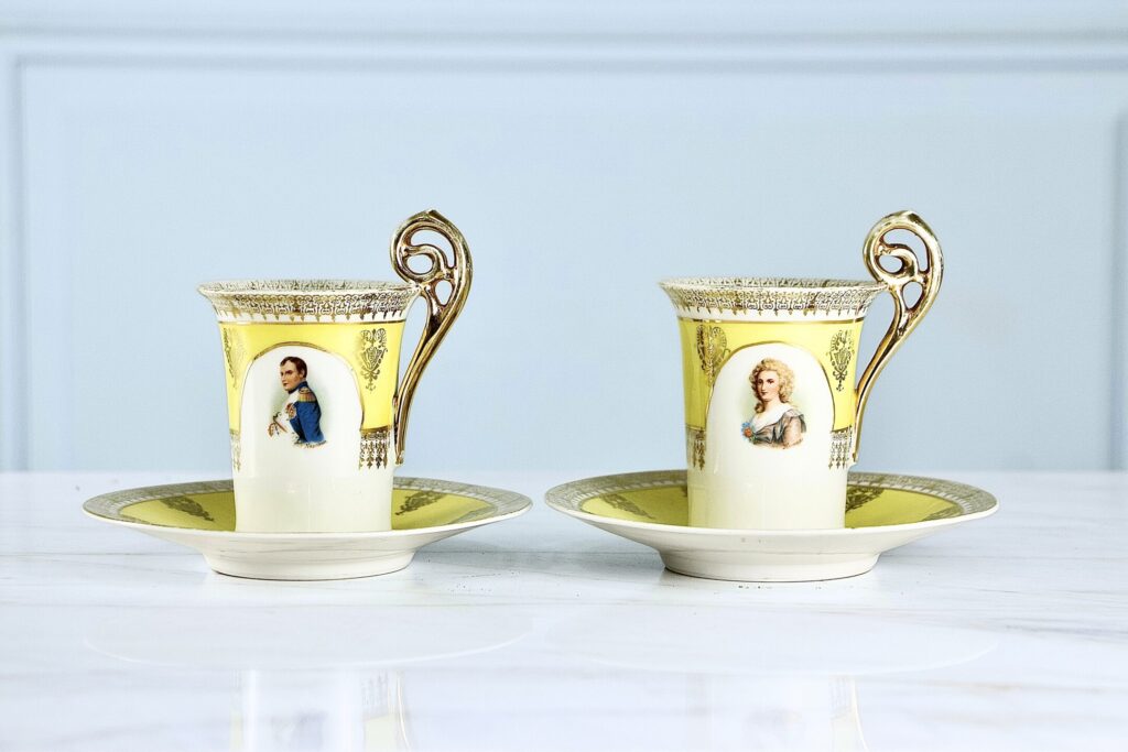 Антикварный кофейный набор