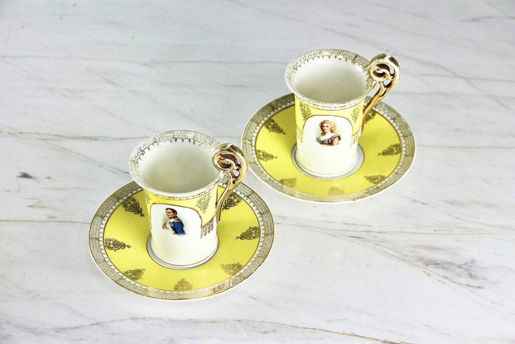 Антикварный кофейный набор