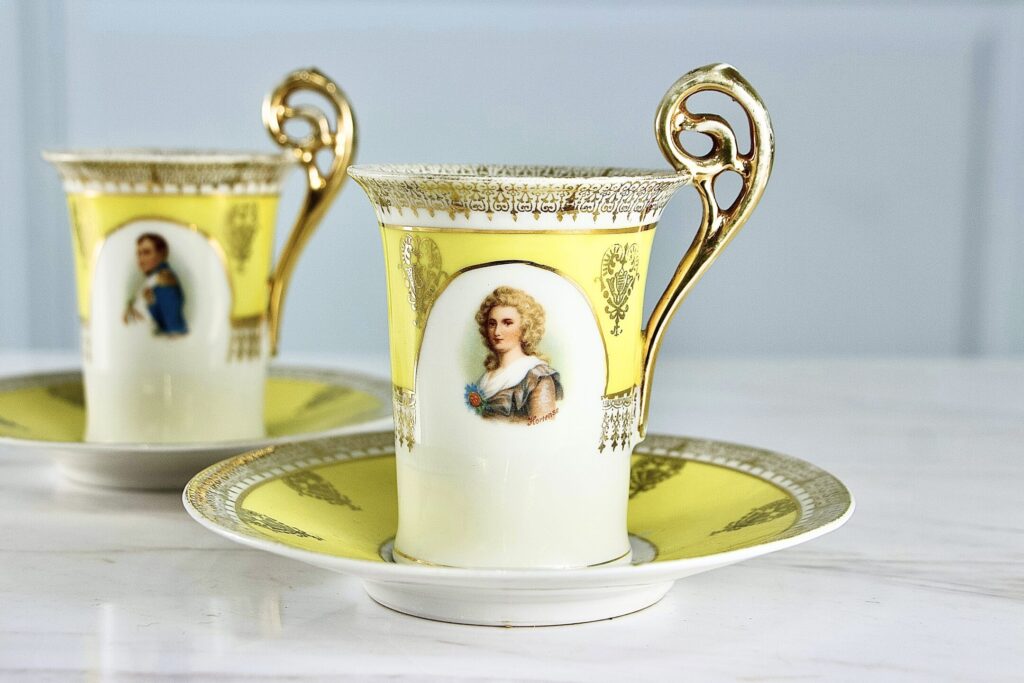 Антикварный кофейный набор