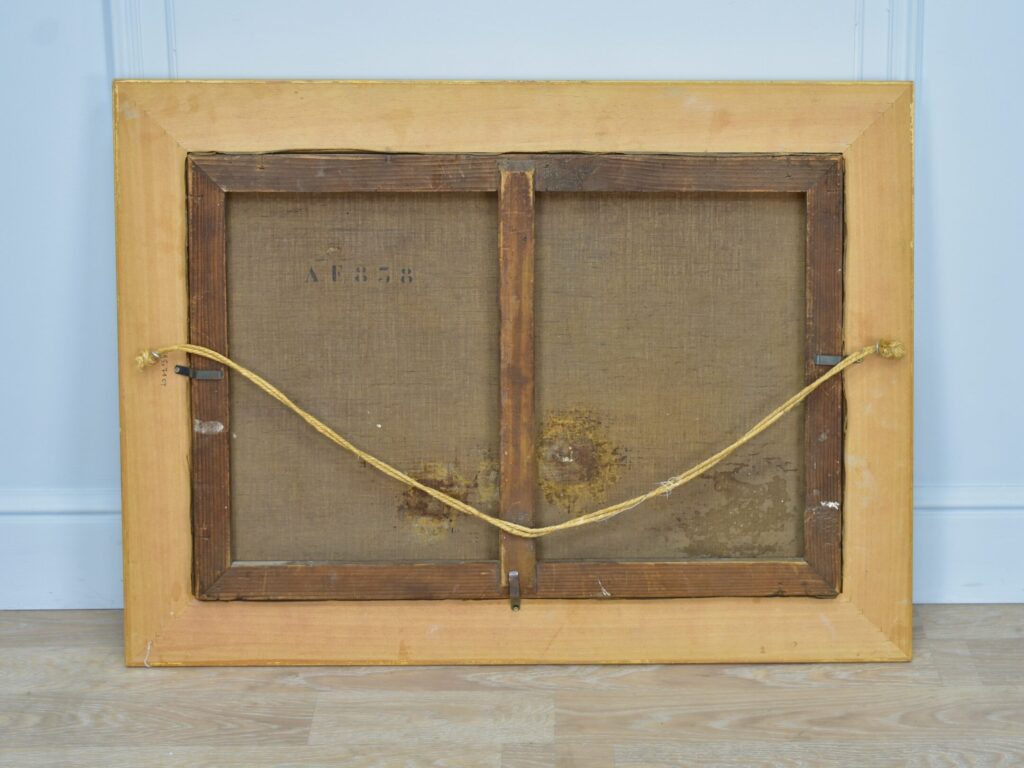 Антикварний живопис «Альпійський пейзаж»