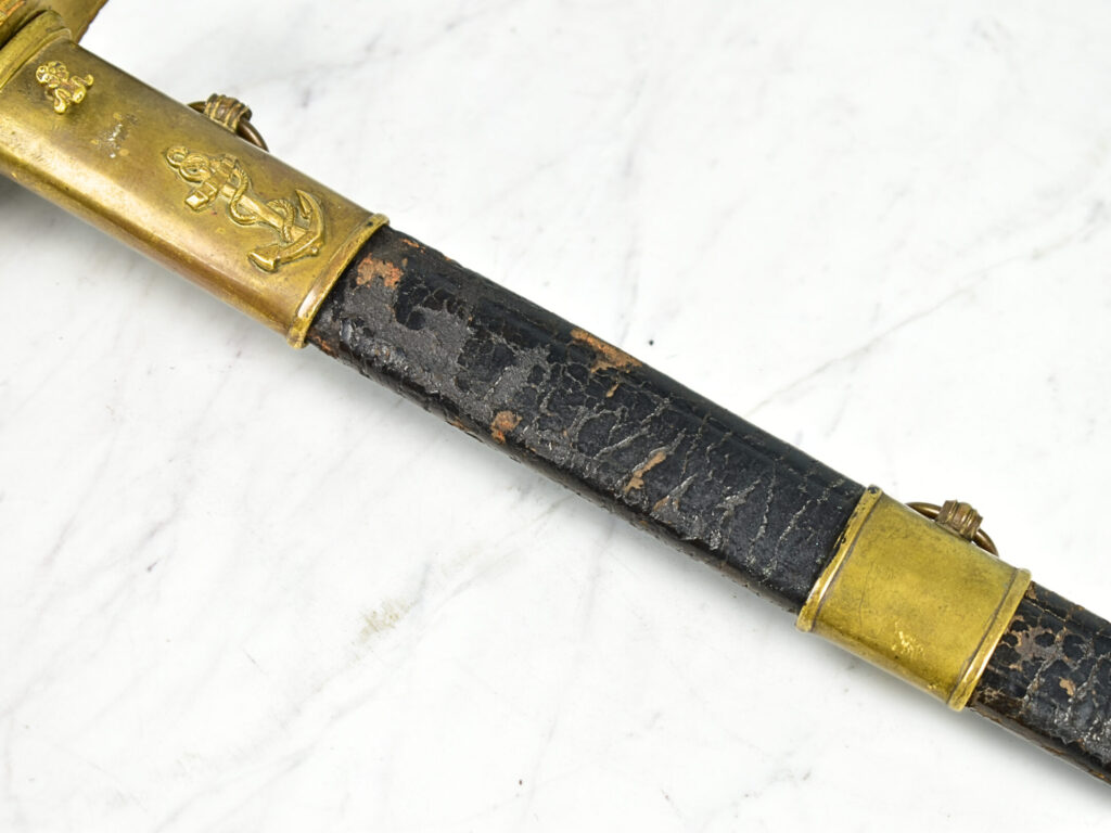 Антикварна шабля французького офіцера морського флоту