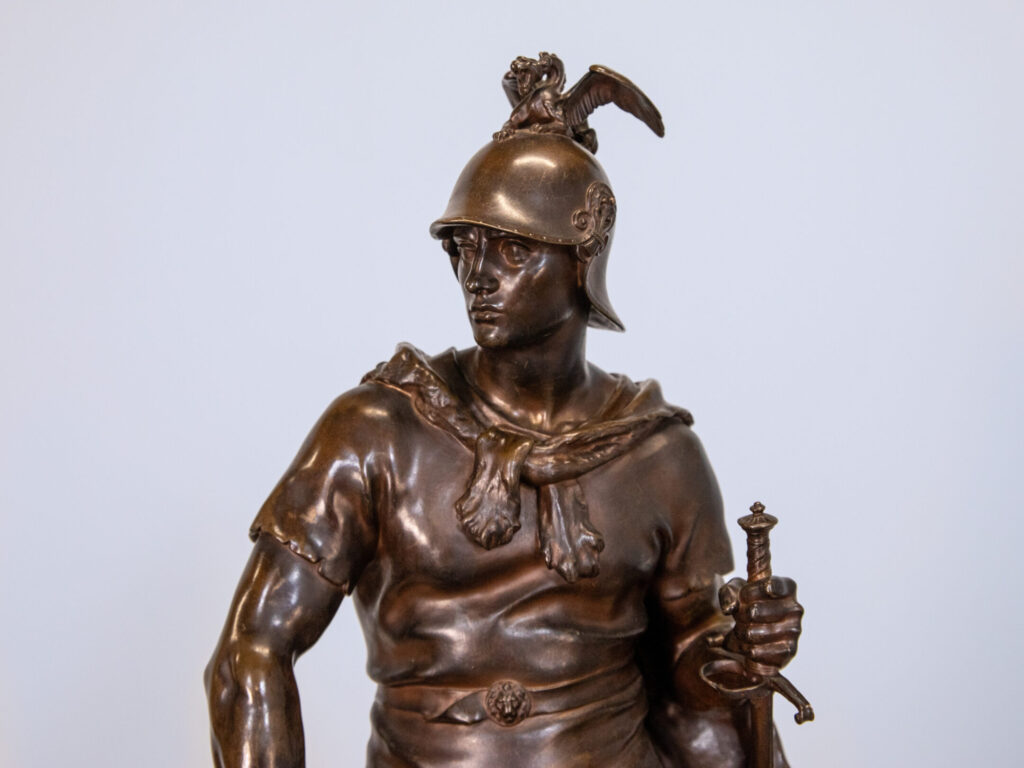 BN4A4705 Бронзова скульптура «Воїнська доблесть», P. Dubois